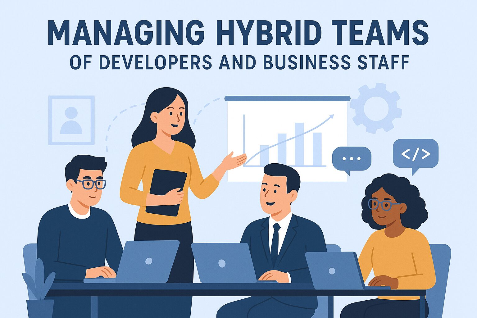 Hybrid Teams of Developers