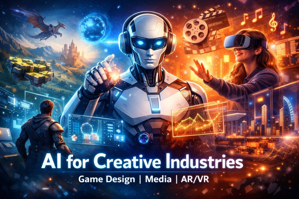 AI for creative industries (game design, media, ARVR)