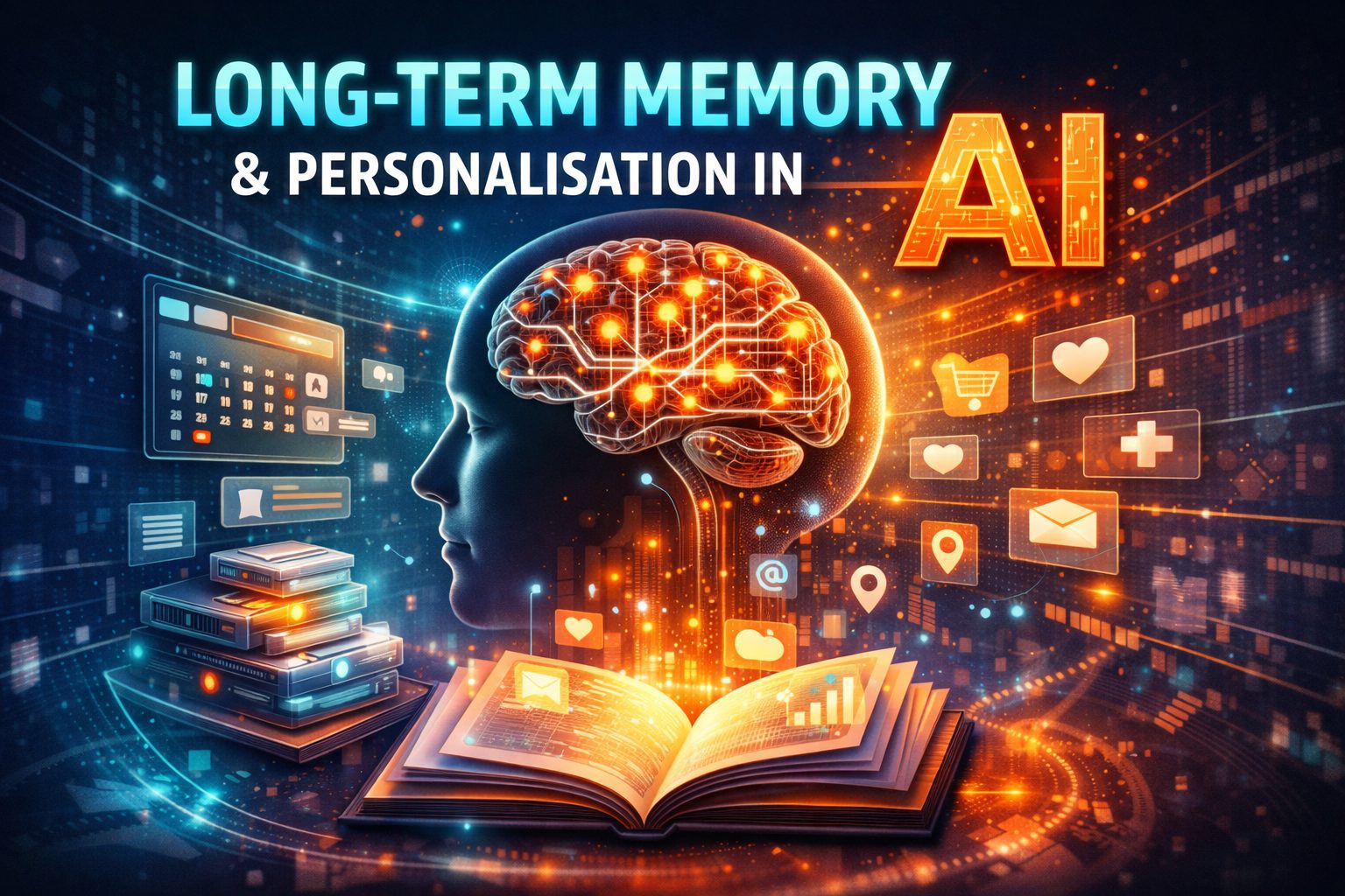 Long-Term Memory & Personalisation in AI helps systems remember, learn, and personalize interactions for higher engagement and better performance.