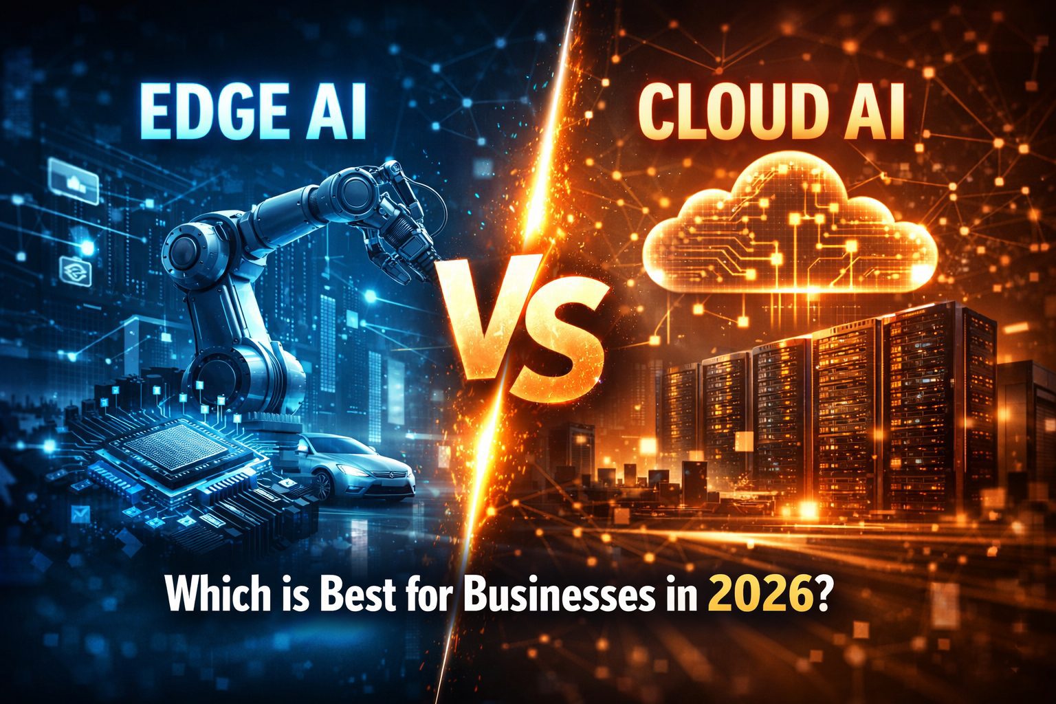 Edge AI vs Cloud AI Which One Should Modern Businesses Choose in 2026