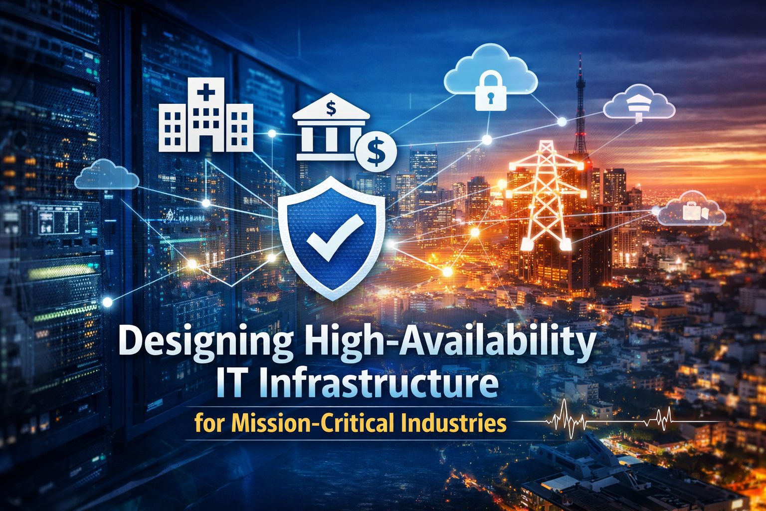 Designing high-availability IT infrastructure for mission-critical industries
