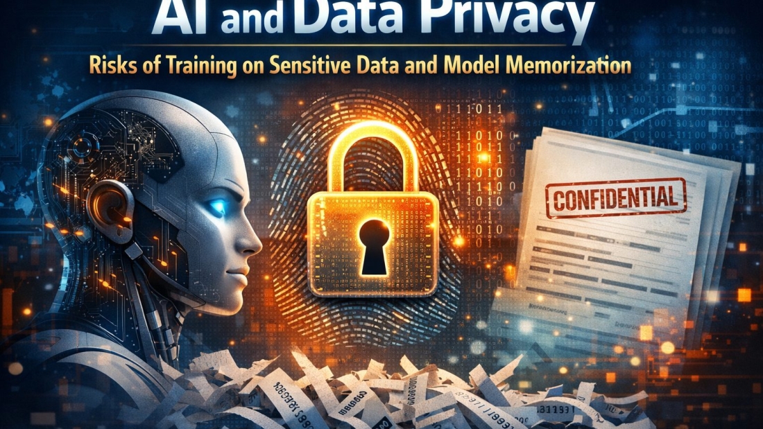 Risks of training on sensitive data and model memorization.