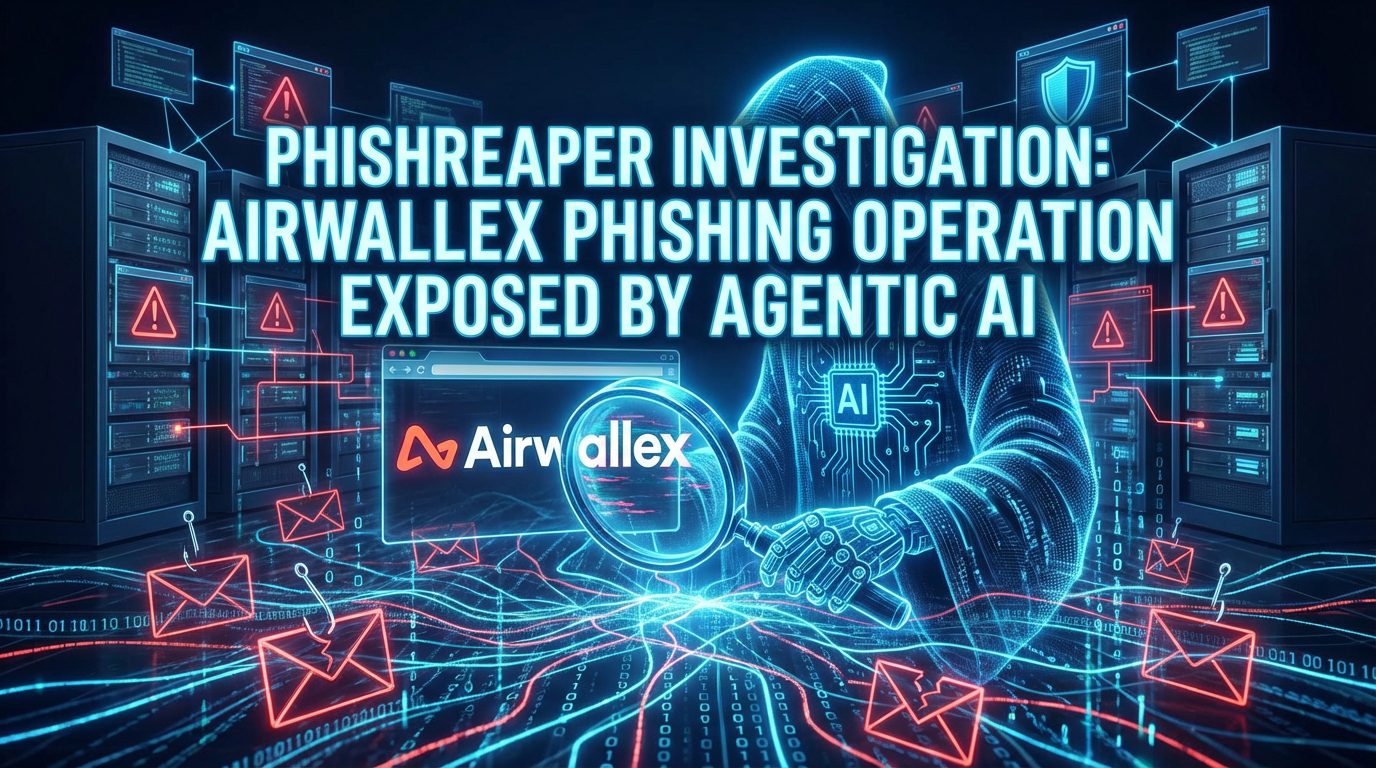 PhishReaper Investigation: Airwallex Phishing Operation Exposed by Agentic AI