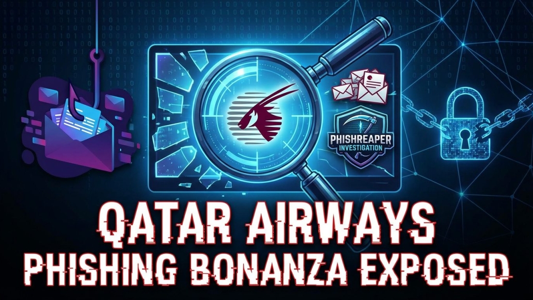 PhishReaper Investigation: Qatar Airways Phishing Bonanza Exposed