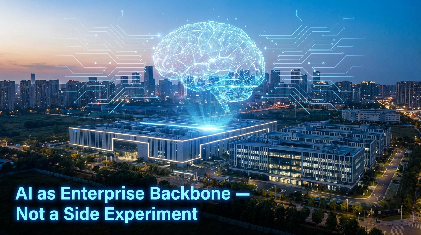 AI as Enterprise Backbone — Not a Side Experiment