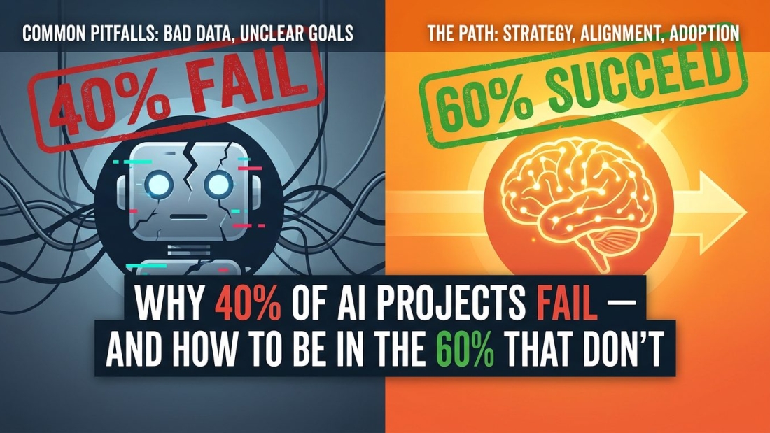 Why 40% of AI Projects Fail — And How to Be in the 60% That Don't