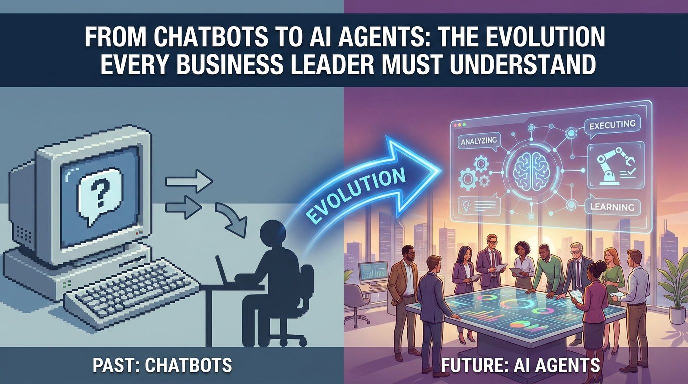 From Chatbots to AI Agents: The Evolution Every Business Leader Must Understand