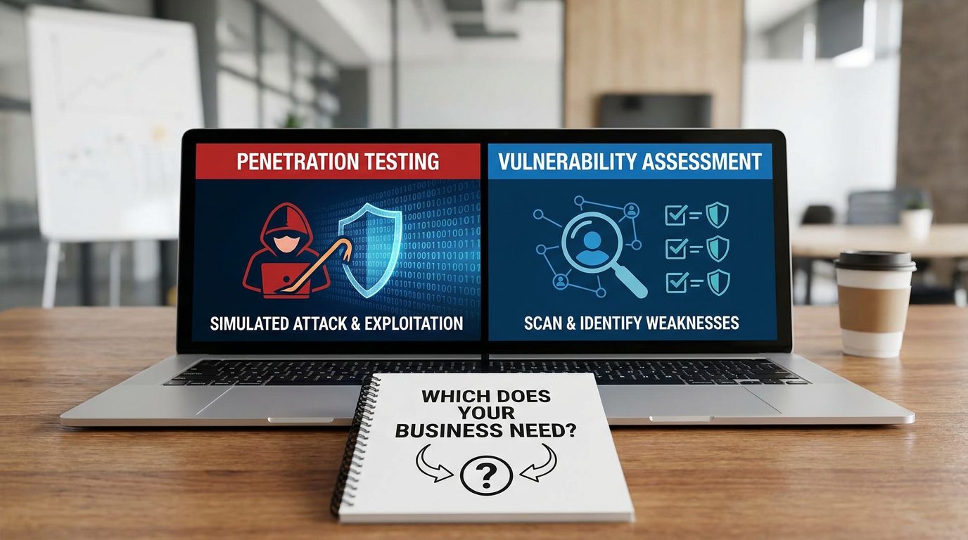 Penetration testing vs vulnerability assessment: which does your business need?