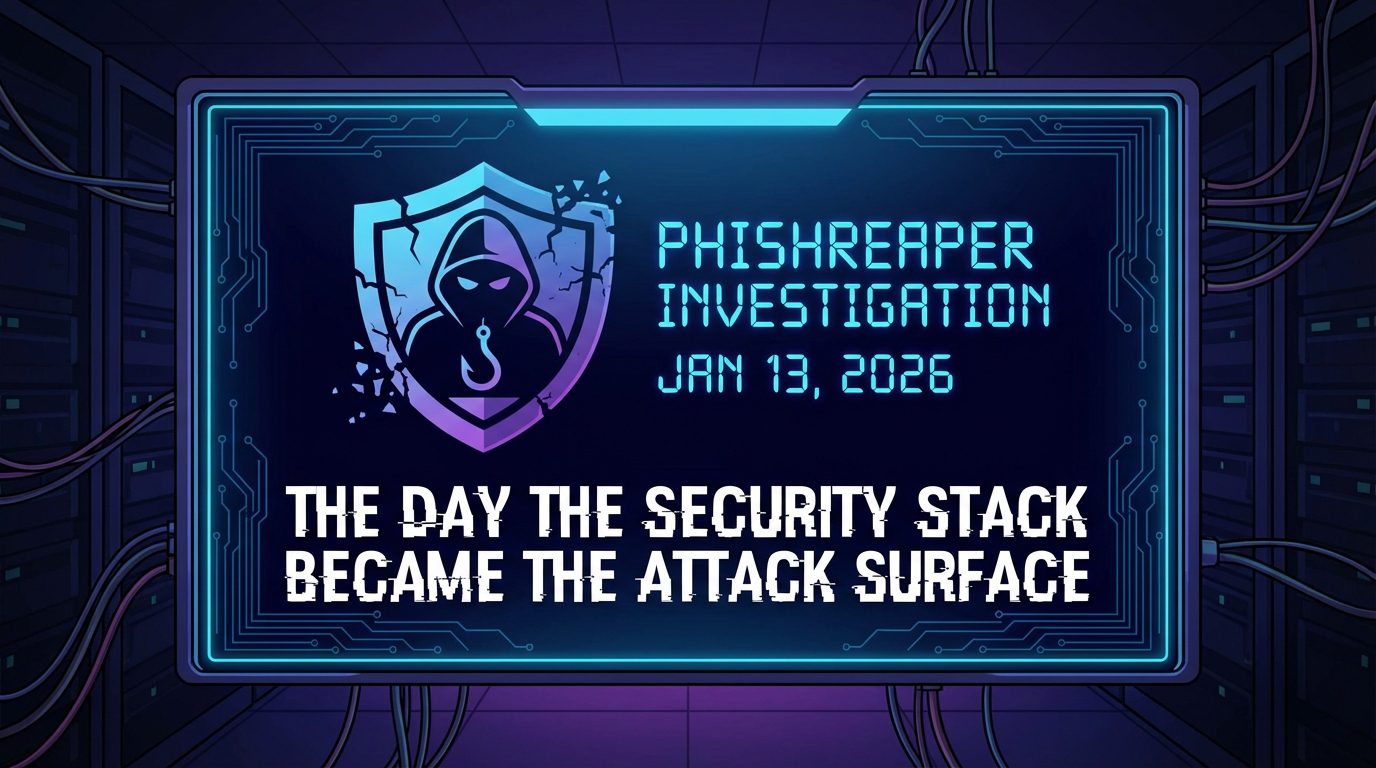 PhishReaper Investigation: Jan 13, 2026, The Day the Security Stack Became the Attack Surface