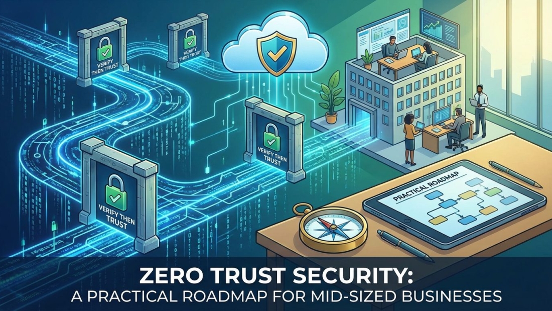 Zero trust security: A practical roadmap for mid-sized businesses