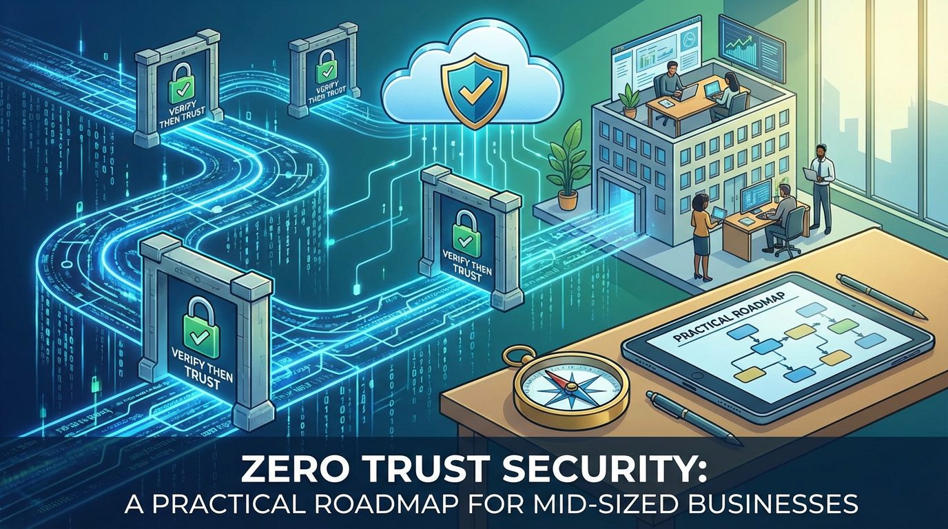 Zero trust security: A practical roadmap for mid-sized businesses