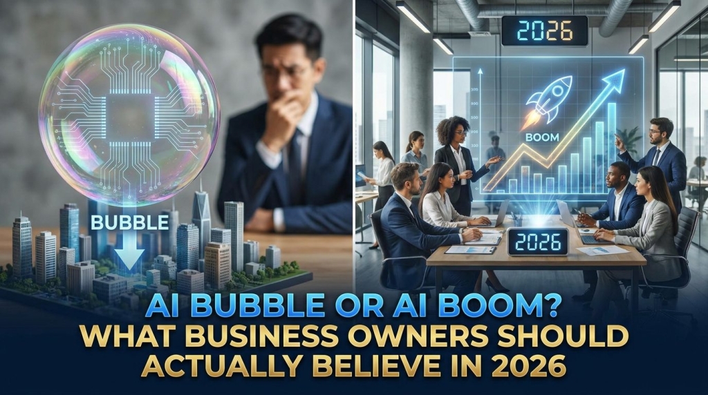 AI Bubble or AI Boom? What Business Owners Should Actually Believe in 2026