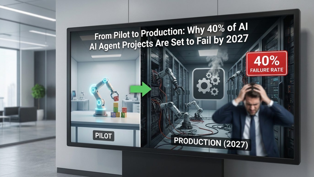 Learn Why 40% of AI Agent Projects Are Set to Fail by 2027 and how to avoid common mistakes when scaling AI.