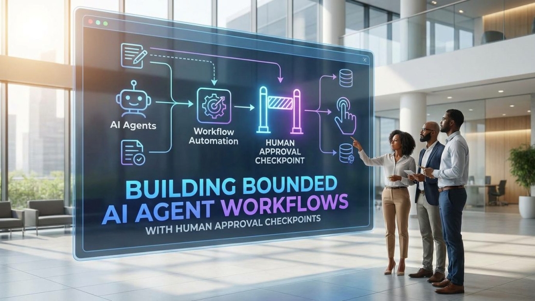 building bounded AI agent workflows with human approval checkpoints