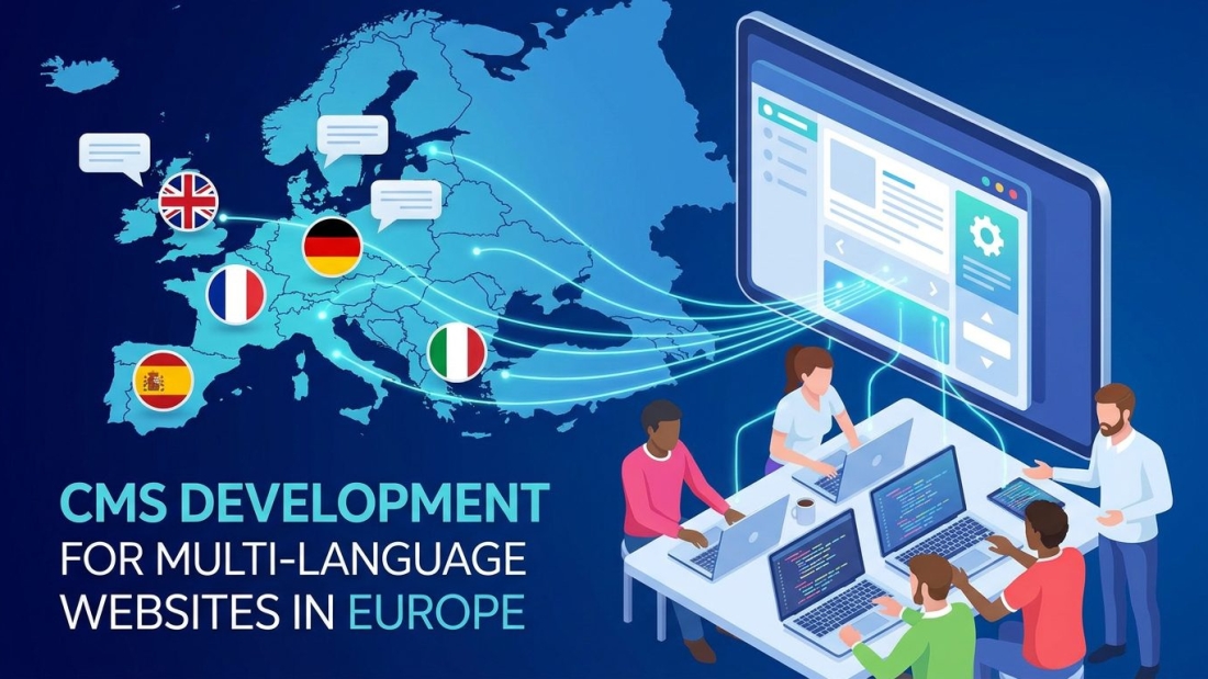 CMS Development for Multi-Language Websites in Europe Europe is one of the most diverse digital markets in the world. A single website may need to support English, French, German, Spanish, Italian, Dutch, and many other languages at the same time. Businesses that want to grow across Europe cannot rely on one language only. People naturally trust websites written in their own language, and that trust often turns into more sales, longer visits, and stronger customer relationships. This is where CMS development for multi-language websites in Europe becomes extremely important. A good Content Management System helps businesses manage translations, update content faster, and keep the user experience smooth across different countries. Without the right CMS structure, managing multiple languages can feel like trying to juggle too many balls at once. Everything becomes harder, from SEO to content updates and customer support. Modern companies now focus on creating websites that feel local in every region. Visitors in Germany expect different content styles than users in France or Spain. A strong multi-language CMS allows businesses to adapt content while keeping the same brand identity. This balance between consistency and localization is the key to success in the European online market. Why Multi-Language Websites Matter in Europe Europe has dozens of active languages and millions of internet users who prefer browsing in their native language. Many customers avoid buying from websites they cannot fully understand. Even if English is available, users often feel more comfortable reading product descriptions, pricing details, and support pages in their own language. A multi-language website also improves customer trust. Imagine walking into a store where every sign is written in a language you barely understand. You would probably leave quickly. Websites work the same way. Language creates comfort, and comfort creates engagement. Businesses that localize their websites usually experience lower bounce rates and higher conversions. Search engine visibility is another major reason. Different countries search using different keywords and phrases. A properly localized CMS helps businesses rank in local search results across Europe. Instead of targeting only one audience, companies can reach users from multiple regions at the same time. This creates stronger brand exposure and opens doors to international growth opportunities. Choosing the Right CMS Selecting the right CMS is the foundation of a successful multi-language website. Some CMS platforms are built with localization tools already included, while others require plugins or custom development. Businesses must think about scalability, SEO support, ease of use, and translation workflows before making a decision. Open-Source CMS Options Open-source CMS platforms are popular because they are flexible and cost-effective. Systems like WordPress, Drupal, and Joomla allow developers to build multi-language websites with plugins and extensions. These platforms work well for startups and medium-sized businesses that want customization without massive costs. WordPress is especially popular because it offers many translation plugins and SEO tools. Drupal is often preferred for large-scale enterprise websites because of its advanced language management features. Joomla also supports multilingual content directly from its core system, making it useful for simpler projects. The biggest advantage of open-source platforms is freedom. Developers can customize almost every part of the website. The downside is that maintenance and security updates require regular attention. Businesses need experienced developers to keep the system running smoothly. Enterprise CMS Platforms Large companies often choose enterprise-level CMS platforms for better scalability and security. These systems are designed to handle large amounts of content across multiple regions. They also support team collaboration, workflow approvals, and advanced integrations. Enterprise CMS solutions usually provide centralized management. This means content teams from different countries can work together without creating confusion. Marketing departments can update campaigns quickly while developers maintain technical consistency across all language versions. Although enterprise platforms can be expensive, they are often worth the investment for companies operating in multiple European markets. They reduce manual work, improve workflow efficiency, and help maintain brand consistency across different languages. Important Features for Multi-Language CMS Development Not every CMS is suitable for multilingual projects. Businesses should focus on features that improve both user experience and content management efficiency. Feature Why It Matters Language Switching Helps users move between languages easily SEO Tools Improves rankings in local search engines Translation Management Simplifies content updates Mobile Optimization Supports mobile users across Europe Content Scheduling Helps manage campaigns in multiple regions Language Switching A language switcher should be simple, visible, and user-friendly. Visitors should never struggle to find their preferred language. Good CMS development ensures the language switcher works smoothly without redirect errors or broken pages. Some websites automatically detect the user’s location and suggest the appropriate language. This can improve user experience, but manual language selection should always remain available. Users may travel between countries or prefer browsing in another language. Consistency is also important. Every translated page should maintain the same structure and design. A confusing layout can make the website feel unprofessional and reduce trust among visitors. SEO Optimization SEO for multi-language websites is more complex than standard SEO. Businesses must optimize content separately for each language and region. Keywords that work in France may not work in Germany or Spain. A strong CMS helps organize these SEO strategies efficiently. URL structure is another key factor. Many European websites use country-specific URLs or language directories. This helps search engines understand which audience each page targets. Proper metadata, translated headings, and localized content also improve visibility. Technical SEO matters as well. Fast loading speeds, mobile responsiveness, and clean site architecture help websites rank better in European markets. A modern CMS should support all these requirements without needing constant manual fixes. Best Practices for European Localization Localization is not just about translating words. It involves adapting the entire user experience to fit local cultures and expectations. Businesses that ignore localization often struggle to connect with European audiences. For example, payment methods differ across countries. German customers may prefer bank transfers, while users in the Netherlands often use local payment systems. Currency formats, date styles, and even color preferences can vary between regions. Content tone also matters. Some countries prefer formal communication, while others respond better to casual language. A successful CMS strategy allows businesses to customize content without rebuilding the entire website for every country. Images and visuals should also feel local. Stock photos that work in one market may feel irrelevant in another. Localization creates familiarity, and familiarity encourages trust. GDPR and Data Privacy Considerations European websites must follow strict data privacy regulations. GDPR affects how businesses collect, store, and process user information. A multi-language CMS should support compliance features from the beginning. Cookie banners, privacy settings, and consent management tools are now essential parts of website development. Users must clearly understand how their data is being used. Transparency builds trust and protects businesses from legal problems. CMS platforms should also support secure hosting and encrypted data handling. Security is especially important for eCommerce websites and platforms handling customer information. Businesses that ignore privacy standards risk damaging both their reputation and finances. Mobile Optimization for European Users Mobile traffic continues to dominate across Europe. People shop, browse, and interact with brands directly from their phones. A multi-language website that performs poorly on mobile devices can lose a large percentage of potential customers. Responsive design is now a basic requirement. Text should remain readable, buttons should be easy to tap, and navigation should stay smooth across all screen sizes. Language switching must also work properly on mobile devices. Page speed plays a major role in user experience. Slow websites frustrate visitors quickly, especially mobile users. A well-developed CMS should include caching, image optimization, and lightweight coding practices to improve performance. Businesses should regularly test their websites on multiple devices and browsers. What works perfectly on desktop may not function well on smartphones or tablets. Common Mistakes to Avoid Many businesses rush into multi-language website development without proper planning. One common mistake is relying completely on automatic translation tools. Machine translations often miss cultural context and create awkward wording that damages credibility. Another mistake is duplicating the same content across all languages without localization. European audiences expect content tailored to their region. Generic messaging can make the website feel disconnected and impersonal. Poor SEO structure is another major issue. Some websites fail to separate language versions correctly, which confuses search engines and hurts rankings. Others ignore mobile optimization, leading to weak user experiences. Businesses should also avoid overcomplicated navigation systems. Visitors should reach their preferred language quickly without unnecessary clicks. Simplicity often creates better engagement. Future Trends in Multi-Language CMS Development The future of CMS development in Europe is becoming smarter and more automated. Artificial intelligence is already helping businesses speed up translations and personalize content for different audiences. AI-powered tools can analyze user behavior and suggest localized content automatically. Headless CMS platforms are also becoming more popular. These systems separate the content backend from the frontend design, making it easier to deliver content across websites, apps, and digital devices. This flexibility is especially useful for international businesses. Voice search optimization is another growing trend. More users now search using voice assistants in their native languages. Websites must adapt content to match natural language search behavior. Businesses are also investing more in personalized user experiences. Instead of showing the same homepage to everyone, websites can now display region-specific offers, products, and promotions based on user location and language preferences. Conclusion CMS development for multi-language websites in Europe is no longer optional for businesses that want international growth. European audiences expect localized experiences that feel natural, trustworthy, and easy to use. A strong multilingual CMS helps companies manage translations, improve SEO, and connect with customers across different regions. The right CMS platform can simplify content management while supporting scalability and localization. Businesses that focus on user experience, mobile optimization, SEO, and GDPR compliance are more likely to succeed in the competitive European digital market. As technology continues to evolve, multilingual website development will become even more advanced. Companies that invest in smart CMS solutions today will be better prepared for the future of digital business in Europe.