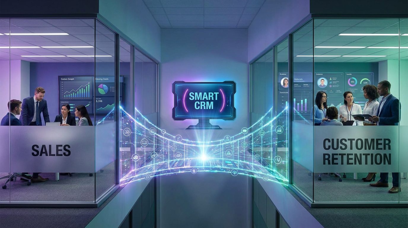 Learn how smart CRM systems connect sales and customer retention through automation, personalization, and better customer insights.