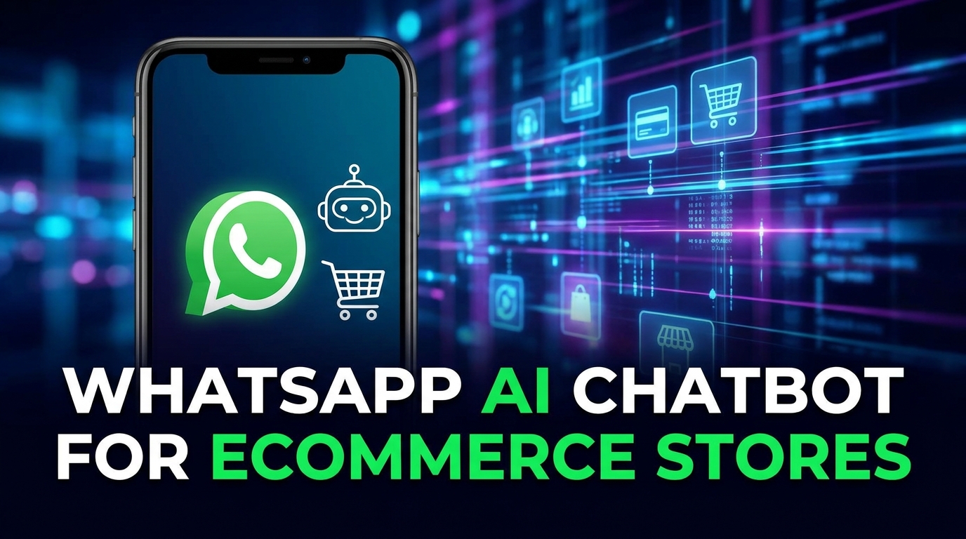 WhatsApp AI chatbot development for eCommerce stores